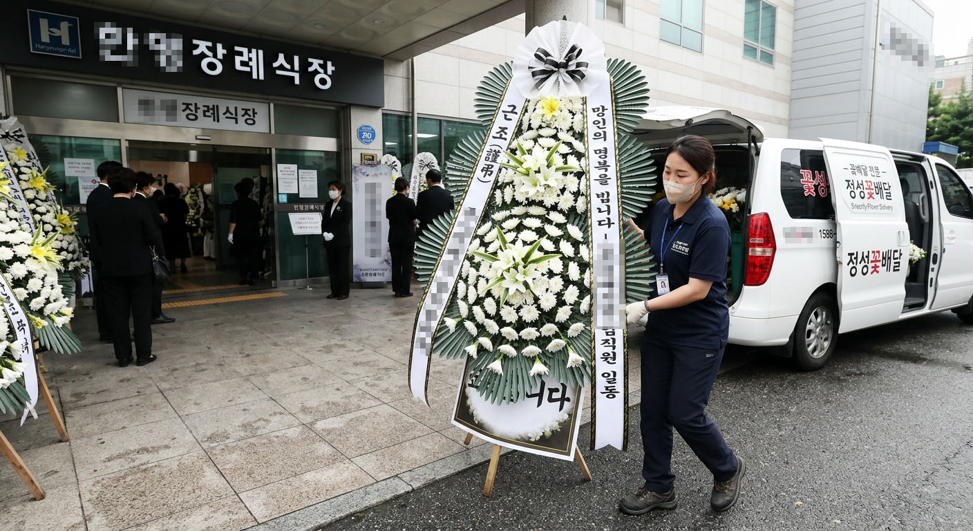 바로꽃배달 실제 배송 사진